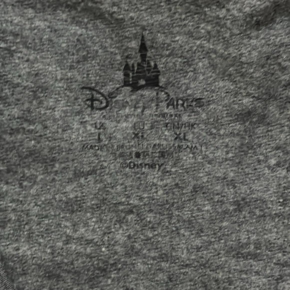 Disney parks gray lightweight crewneck sweater top size xl - Picture 4 of 5